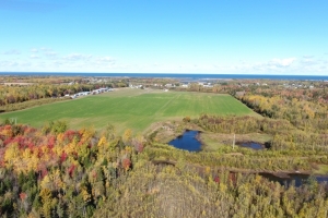 This particular parcel covers an area of 77 acres in Cap-Pelé, NB.   