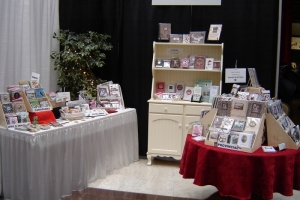 Display of products at PEI Craft, Art & Giftware Buyers' Market